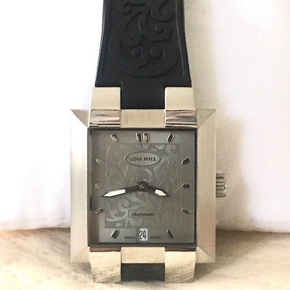 M LOIS HILL Swiss Made Grey Face Automatic Unisex Watch - Picture 9 of 17